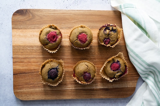 Barb’s Almond Muffins with Himalayan Tartary Buckwheat Flour