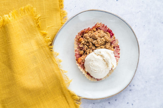 Barb’s Apple Berry Crisp with Himalayan Tartary Buckwheat