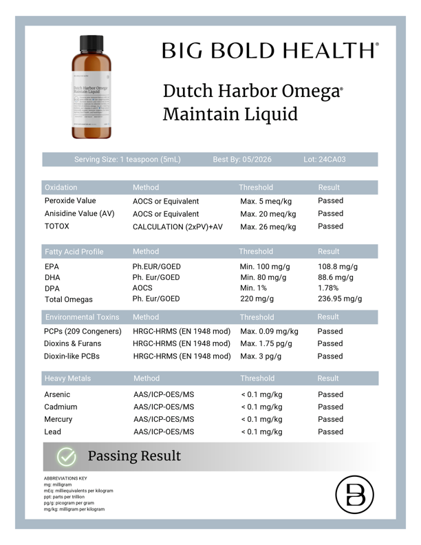 Dutch Harbor Omega™ Liquid